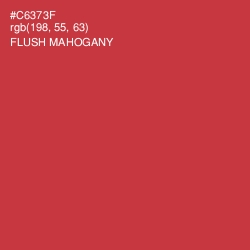 #C6373F - Flush Mahogany Color Image